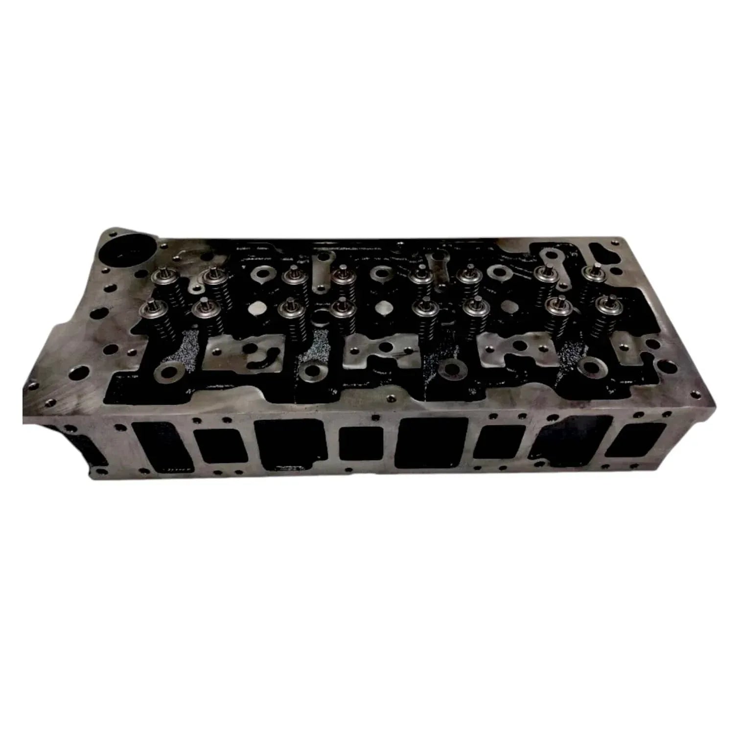 Cylinder Head Assembly Valves & Springs Fit For JCB 444 DieselMax EcoMax 2CX 3CX - StellerGear