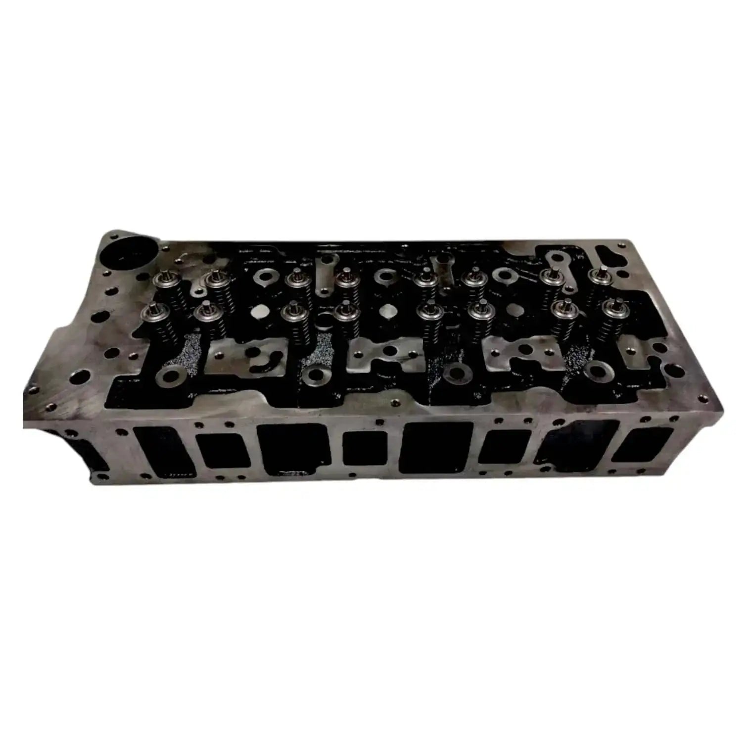 Cylinder Head Assembly Valves & Springs Fit For JCB 444 DieselMax EcoMax 2CX 3CX - StellerGear