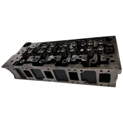 JCB 444 DieselMax cylinder head assembly with valve ports and rocker arms