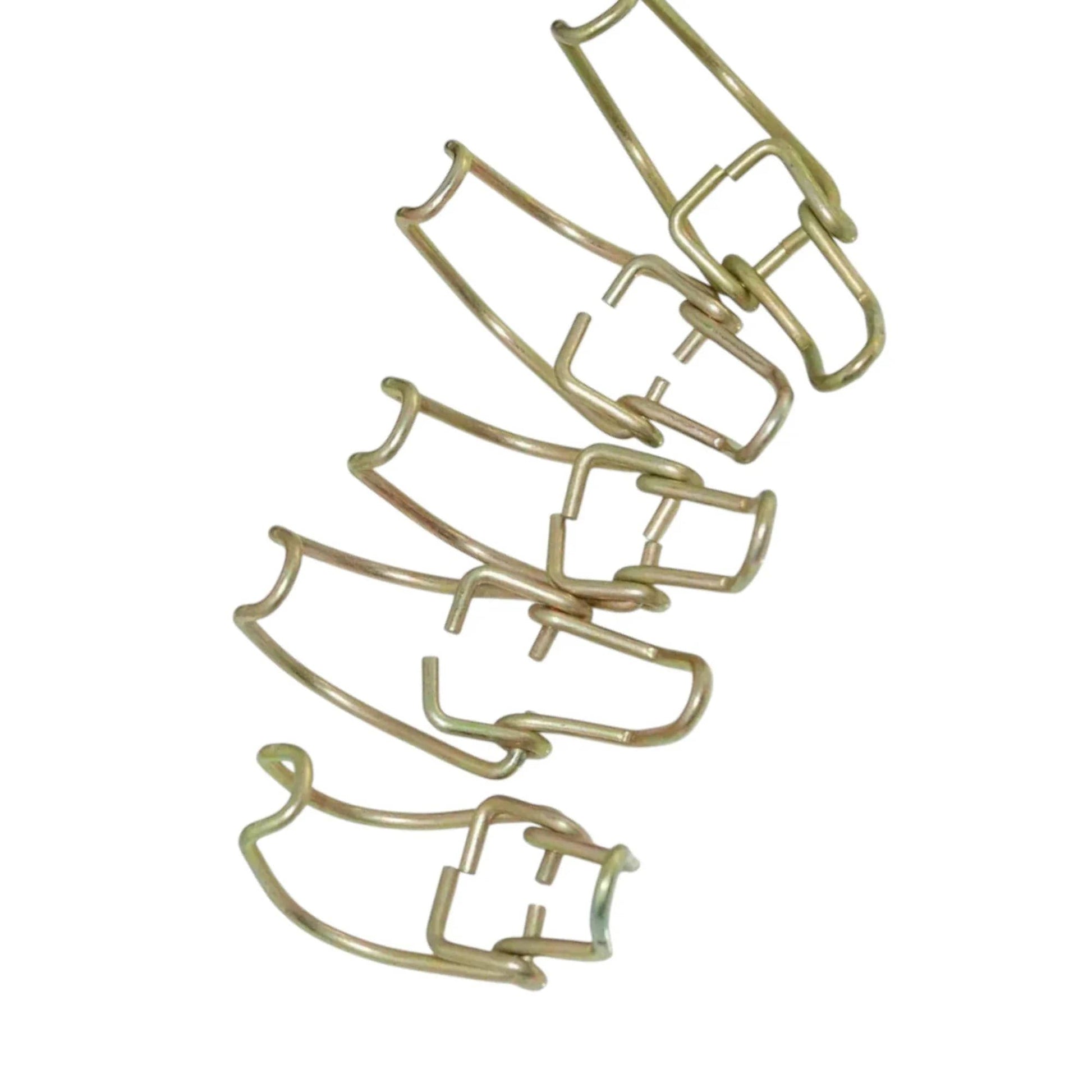 JCB air cleaner clips set for secure housing closure in agricultural machinery