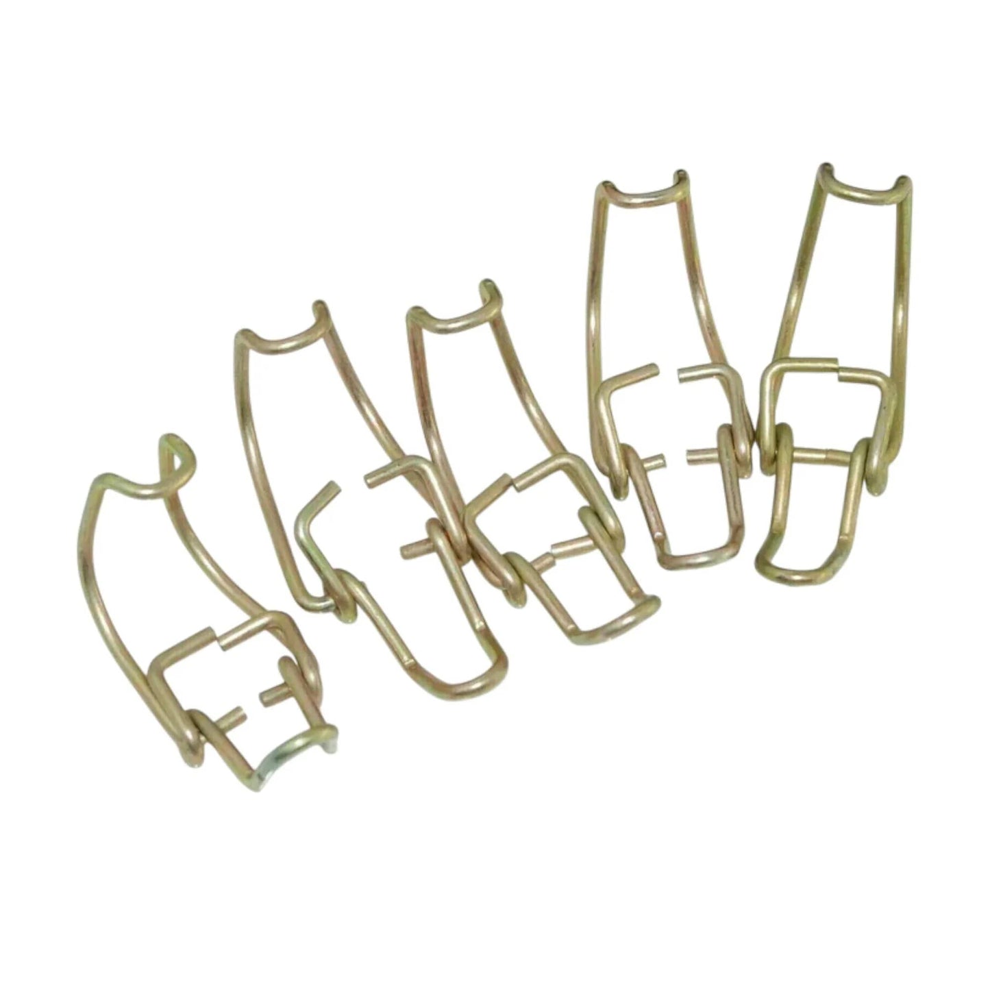 JCB air cleaner clips set of five durable housing closing spring clips for secure attachment