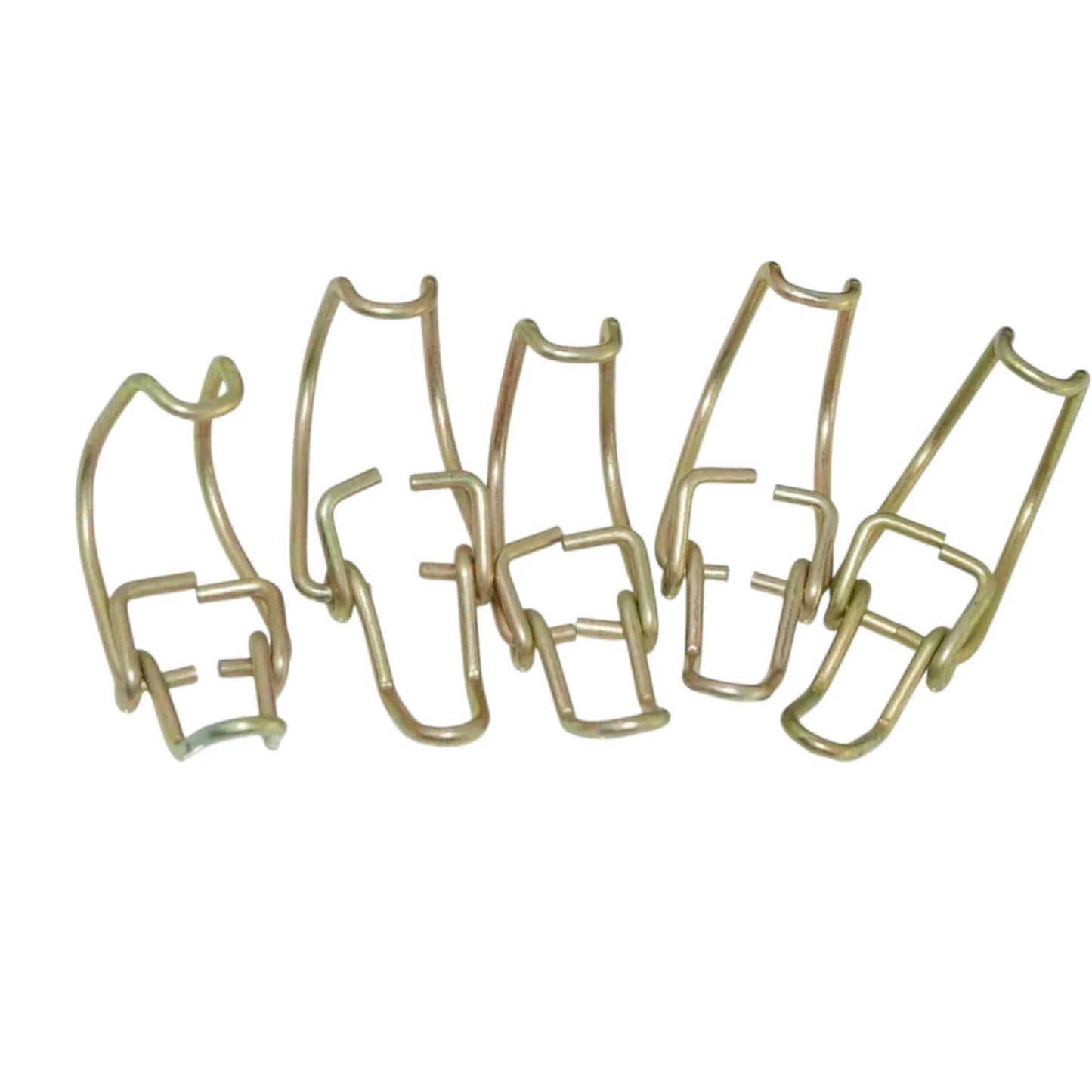 JCB air cleaner clips set in various sizes for secure installation of air cleaners
