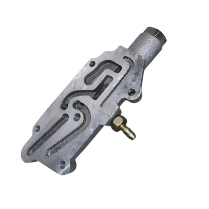 JCB backhoe adaptor block assembly for efficient hydraulic system integration