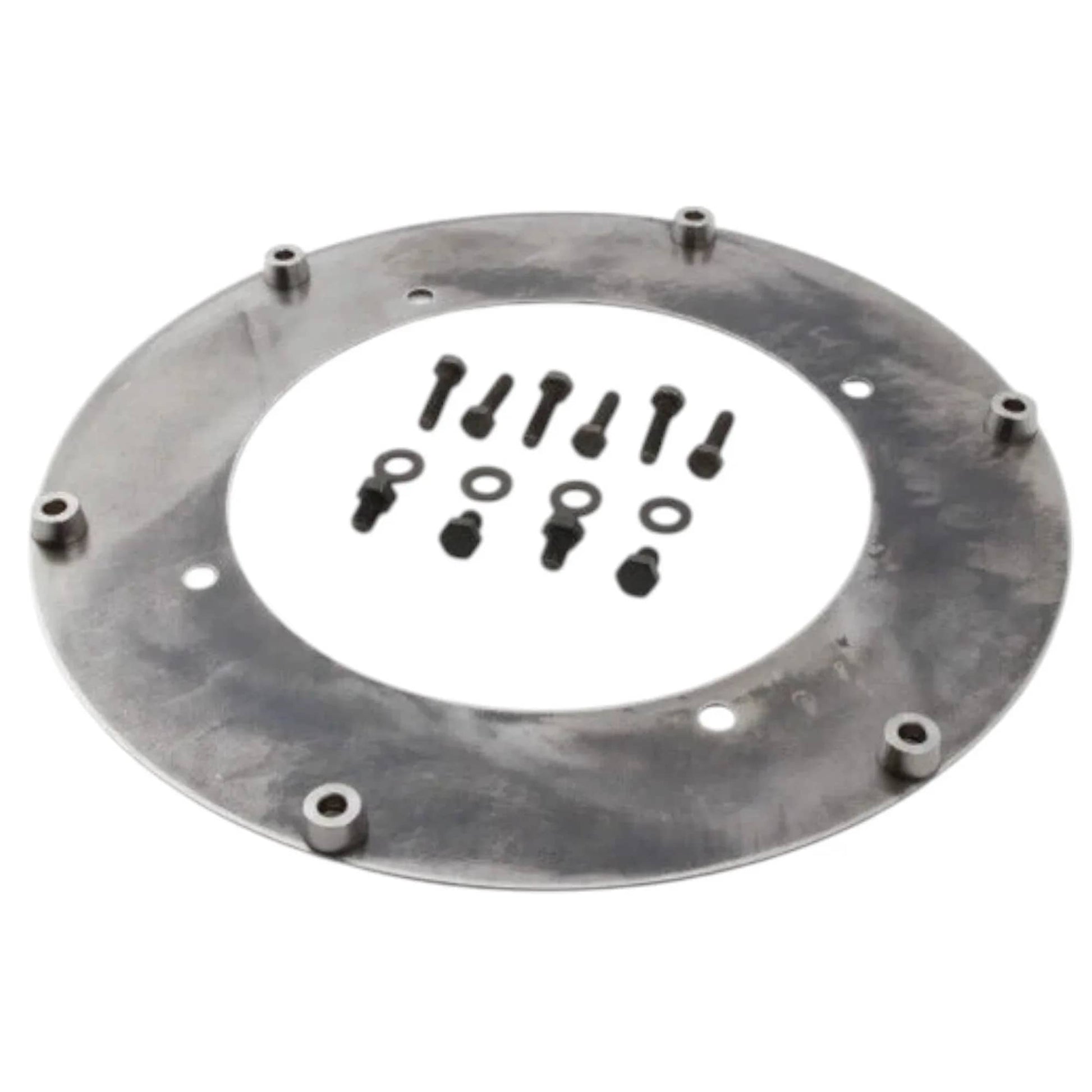 JCB backhoe drive plate kit with mounting screws and washers included