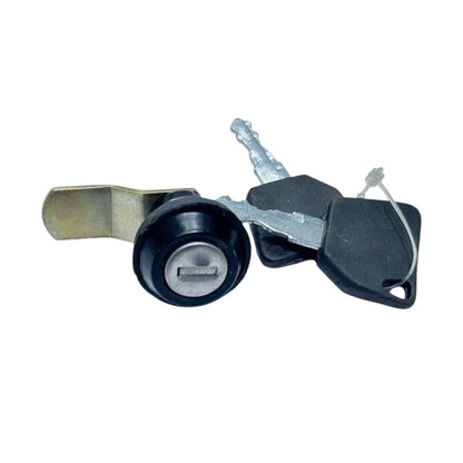 JCB backhoe grill lock replacement with two keys for secure equipment access