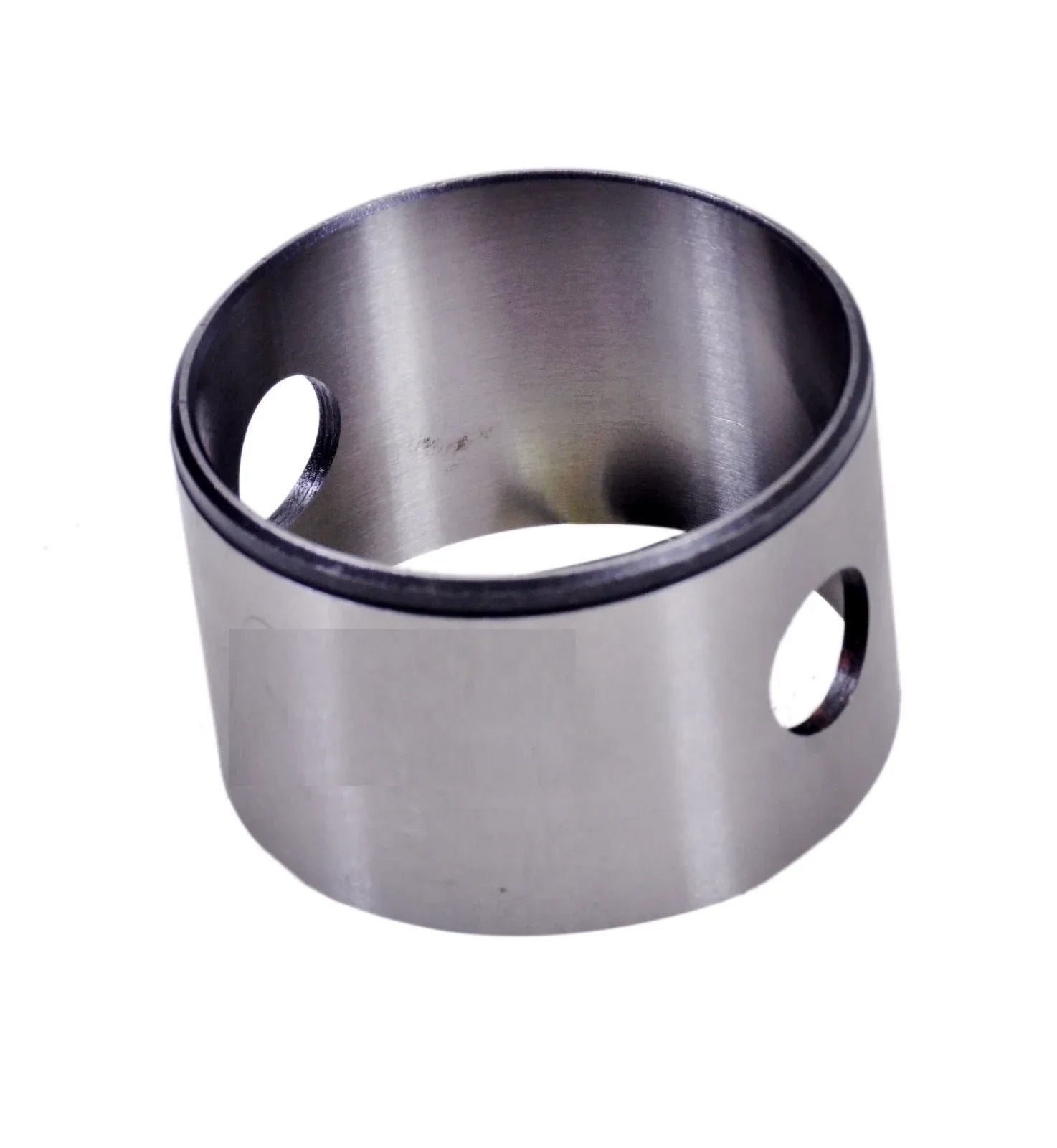 Metal bushing sleeve with two side holes, cylindrical steel part