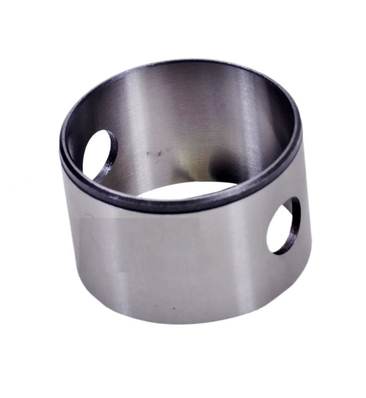 Metal bushing sleeve with two side holes, cylindrical steel part