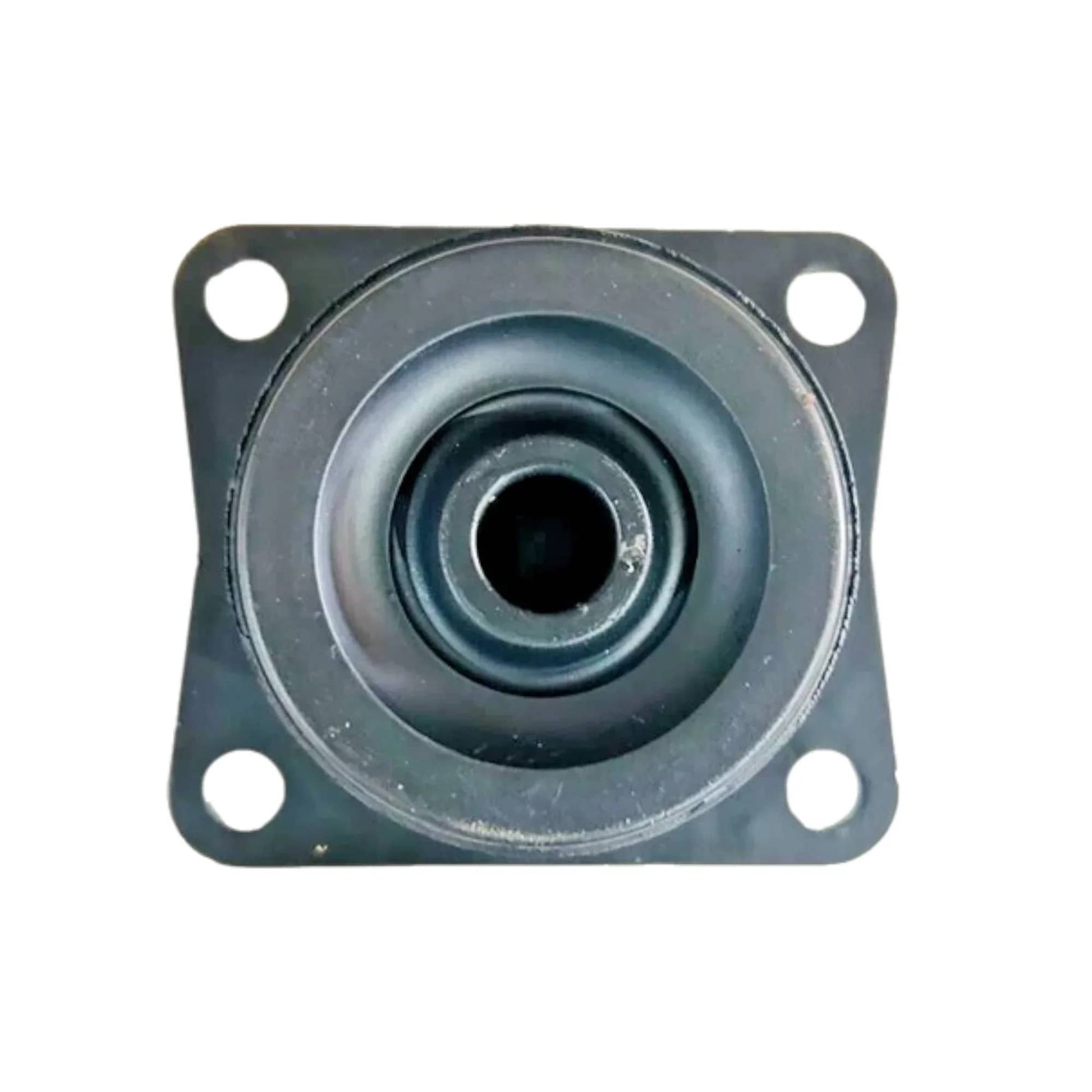 JCB backhoe mounting resilient part featuring a durable rubber design for effective vibration absorption