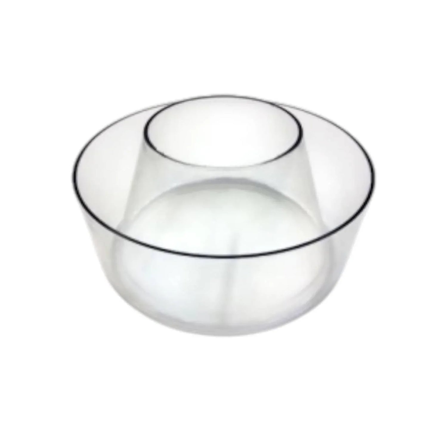 JCB backhoe precleaner bowl providing efficient air filtration for heavy equipment