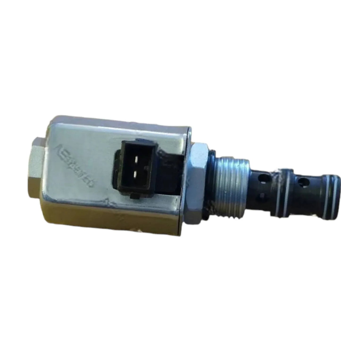 JCB backhoe solenoid valve replacement, metal assembly for hydraulic control in construction equipment