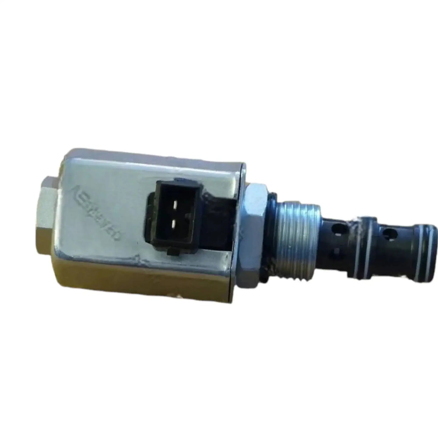 JCB backhoe solenoid valve replacement, metal assembly for hydraulic control in construction equipment