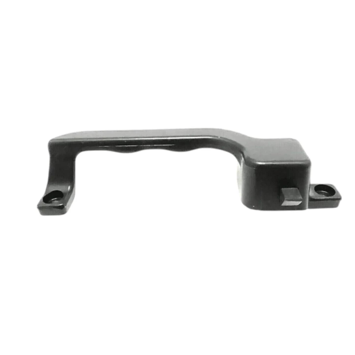 JCB backhoe window latch handle for secure rear window access