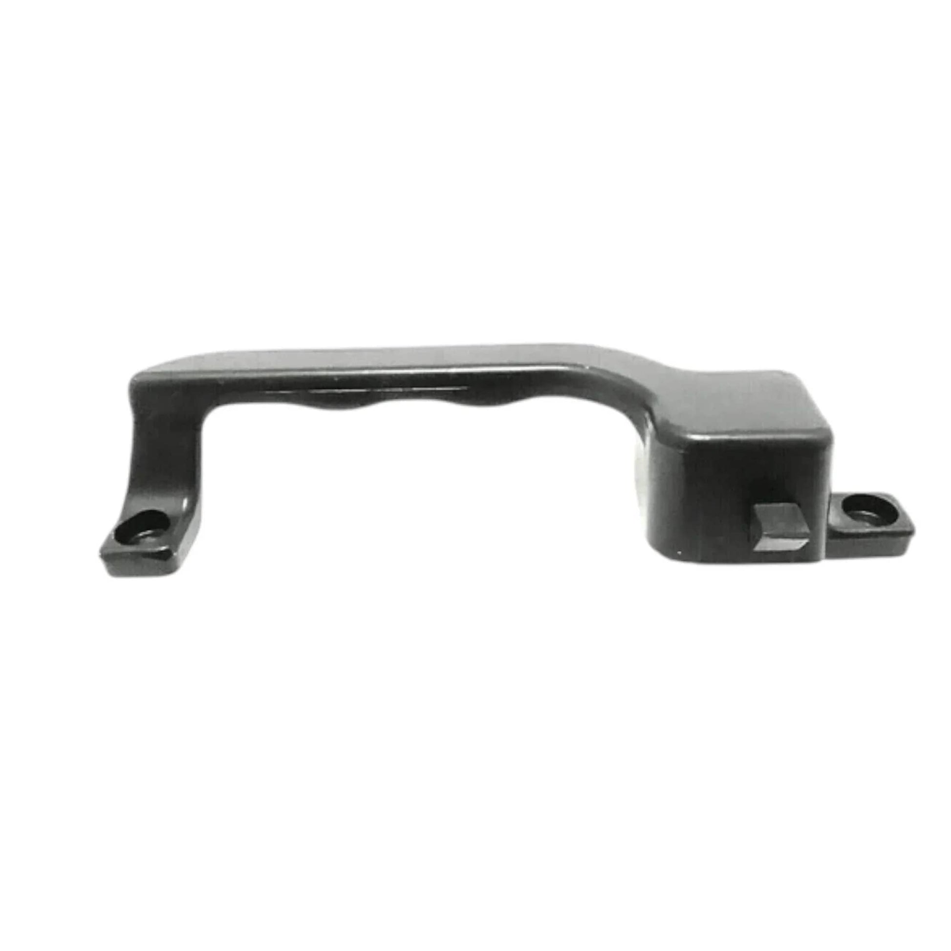 JCB backhoe window latch handle for secure rear window access