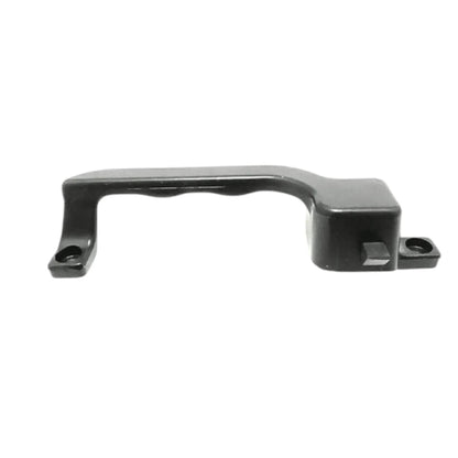 JCB backhoe window latch handle for secure rear window access