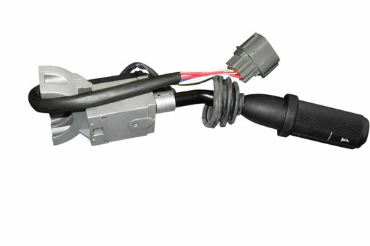 Combination switch with wiring harness and connector, black and gray