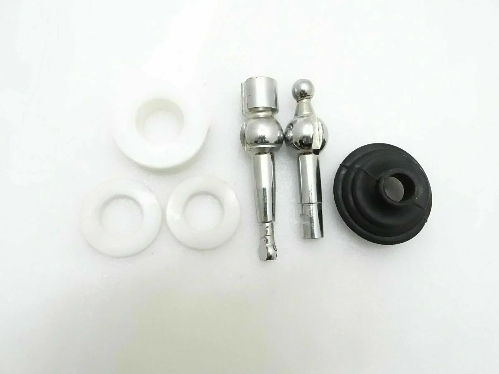 Fit For Jcb gear lever assembly kit with metal parts, rubber boot, and plastic washers