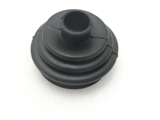 Rubber gear lever gaiter, dark bellows boot with open top