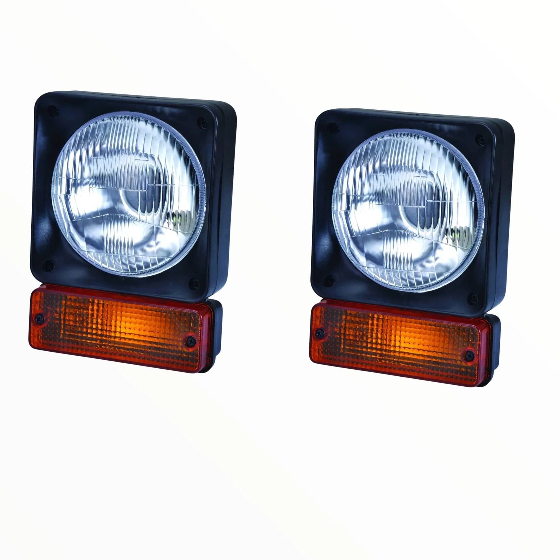 JCB headlamp assembly set featuring dual lights for enhanced visibility and safety