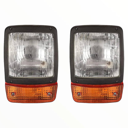 JCB headlight replacement 700/38400 with integrated indicator for heavy machinery