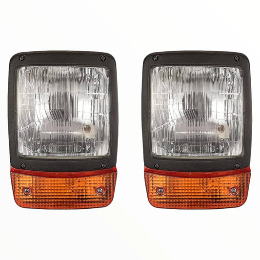 JCB headlight replacement 700/38400 with integrated indicator for heavy machinery