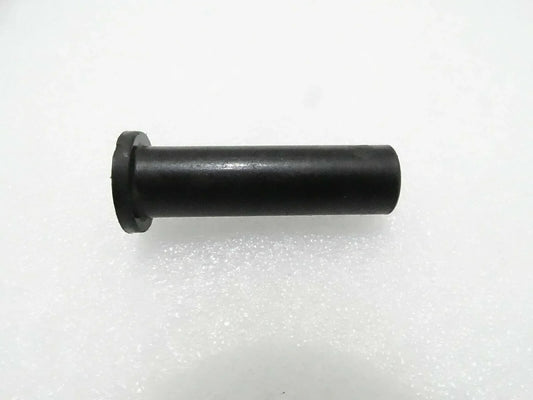 Cylindrical bearing housing with front collar, black finish