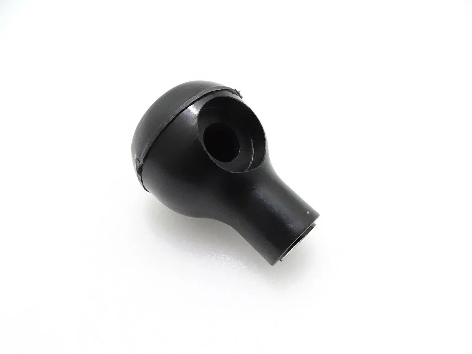 Black plastic loader knob with circular opening