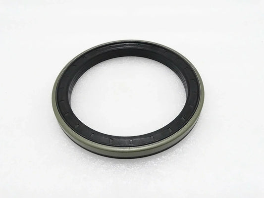 Rubber oil seal ring with black outer lip, circular profile