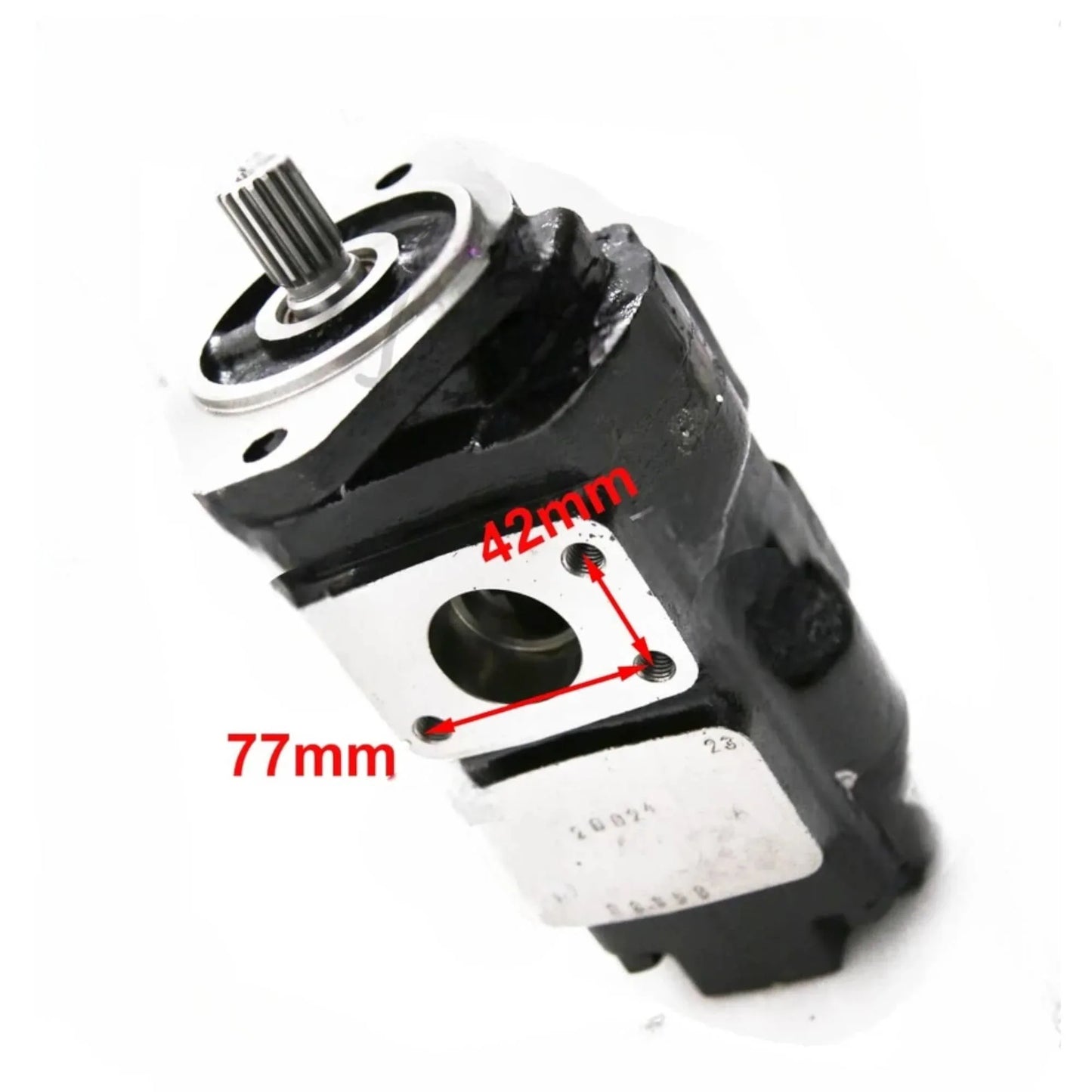 JCB Parker pump replacement 332/F9029 with dimensions for hydraulic pump applications