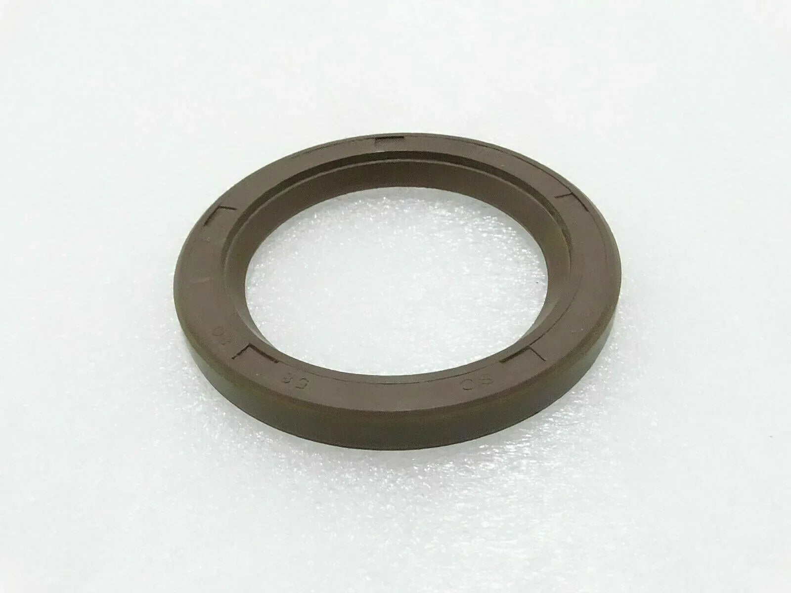 Brown oil seal ring with circular inner opening