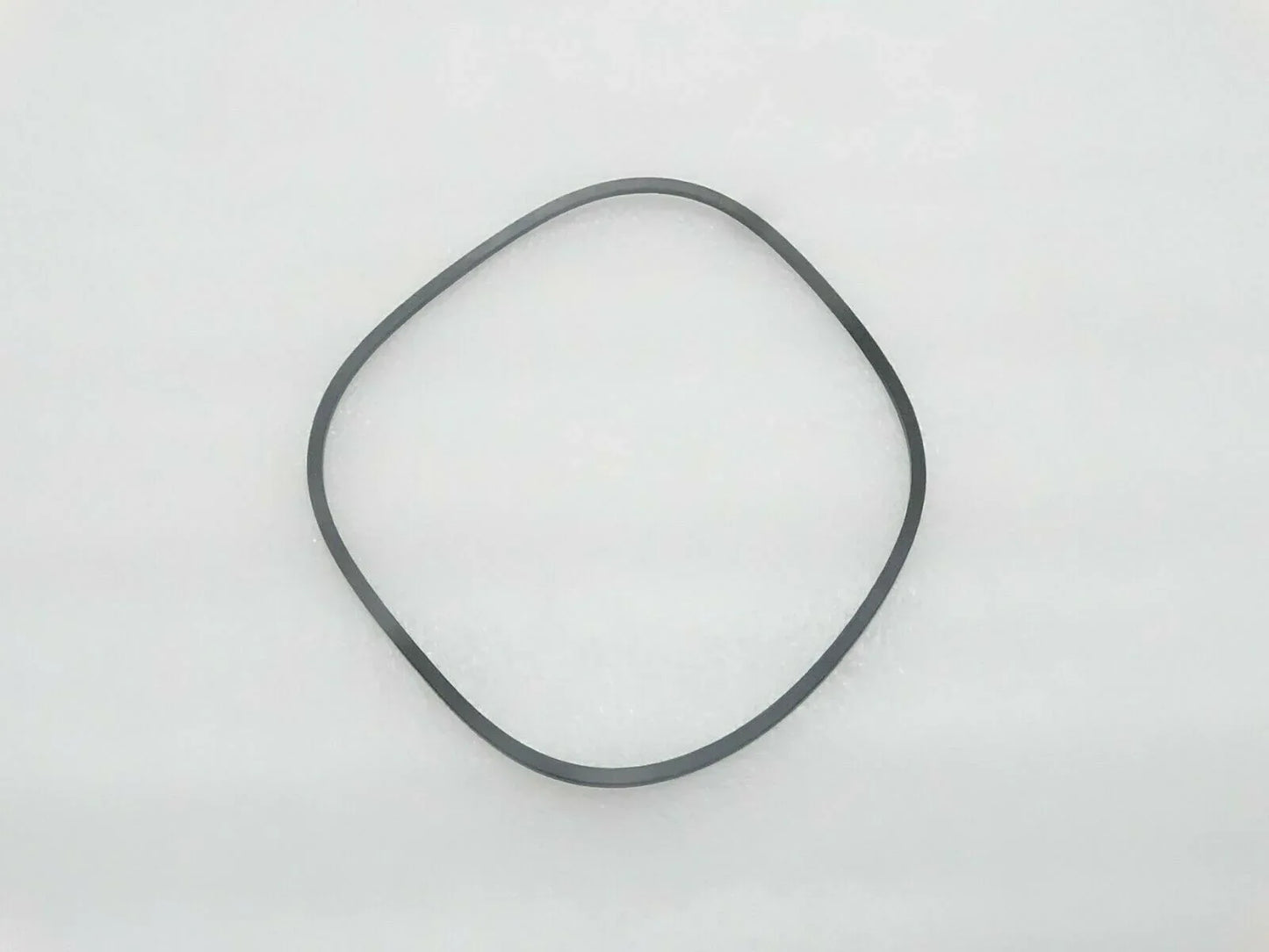Rubber seal ring, dark gray, circular O-ring shape