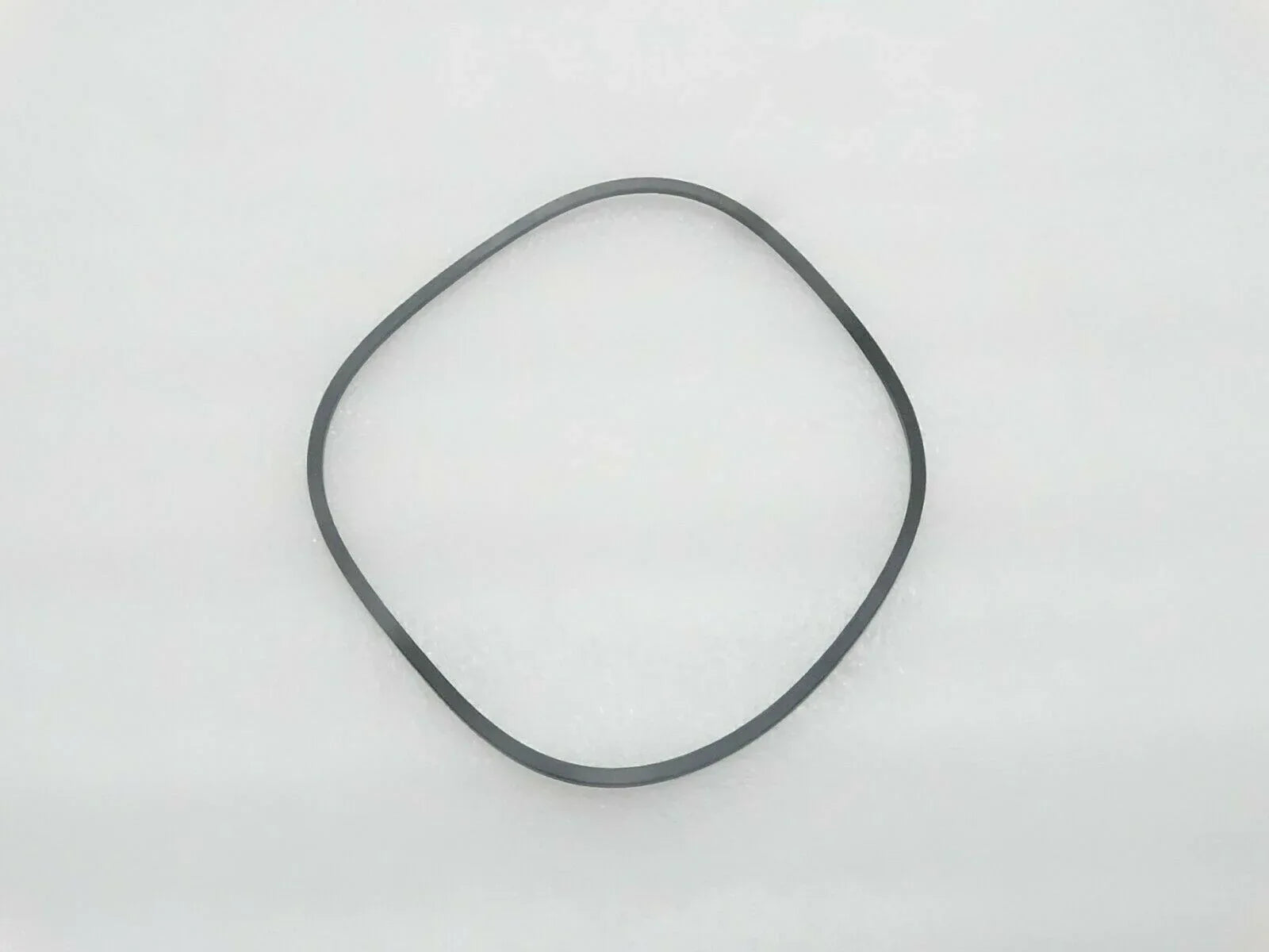 Rubber seal ring, dark gray, circular O-ring shape