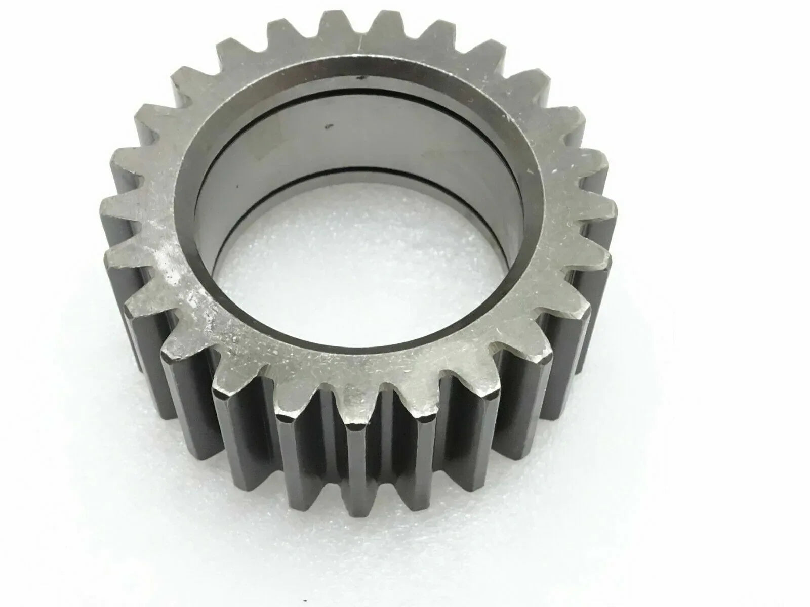 Steel planet gear with external teeth, circular profile