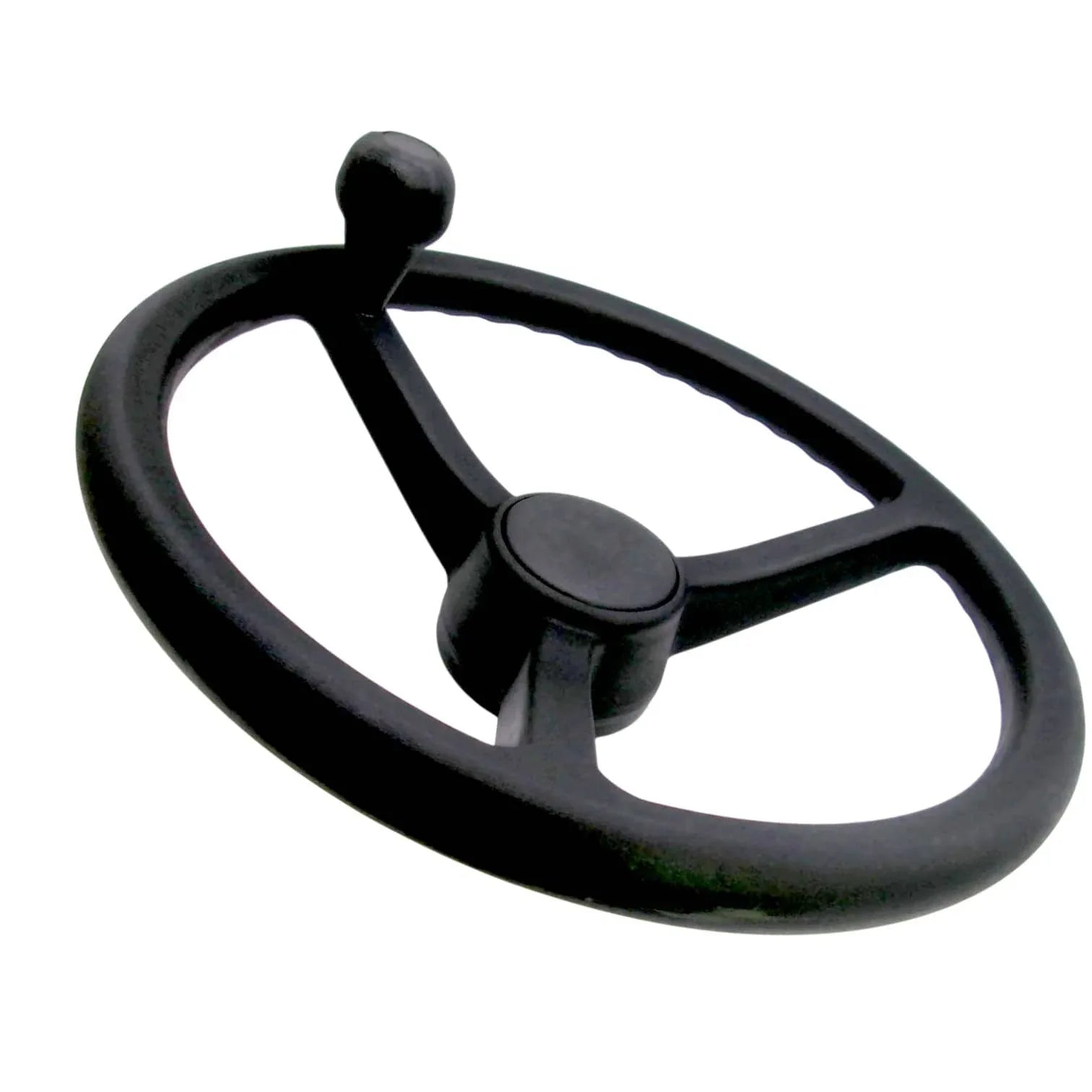 JCB steering wheel replacement with ergonomic knob for easy handling and control