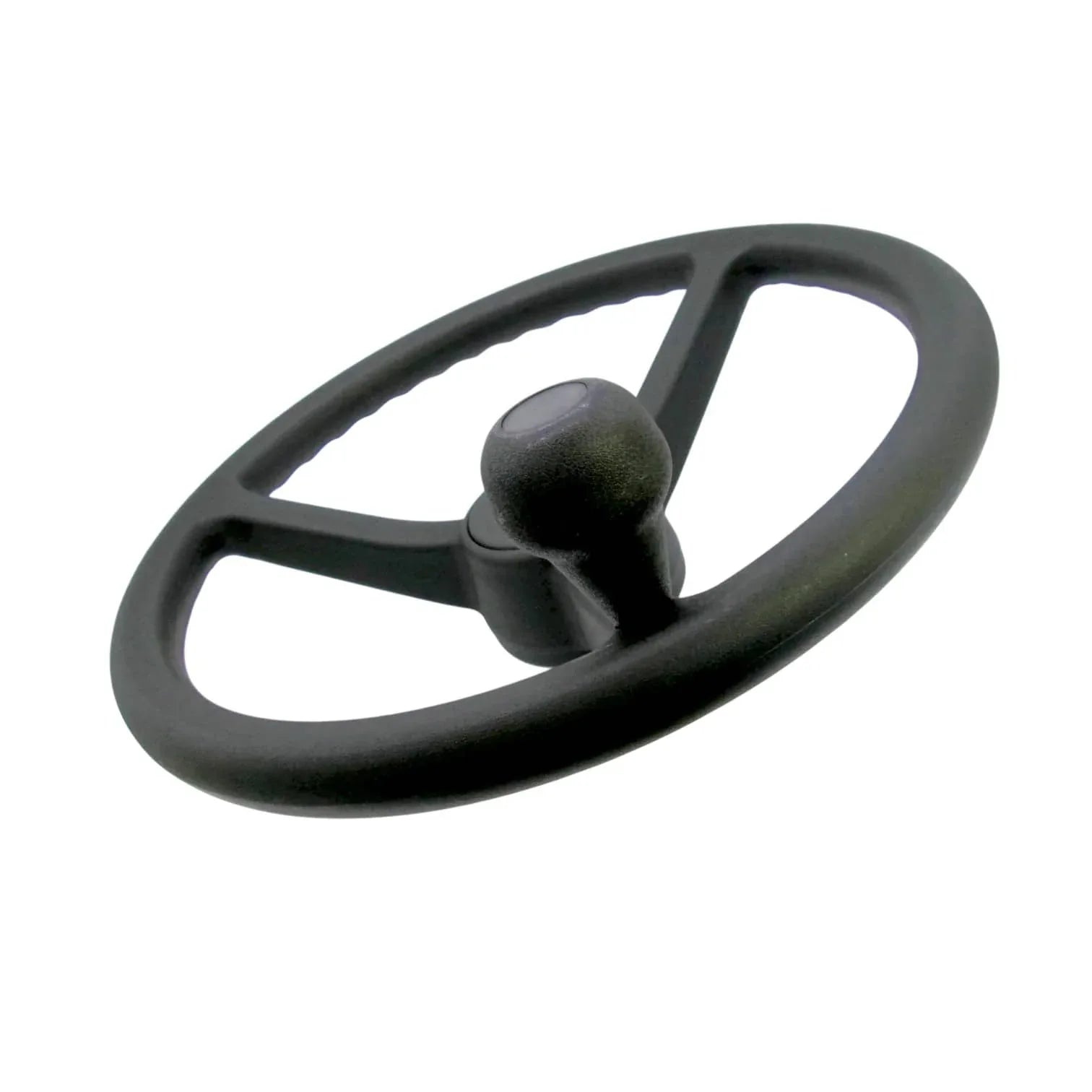 JCB steering wheel replacement featuring a central knob for easy maneuverability