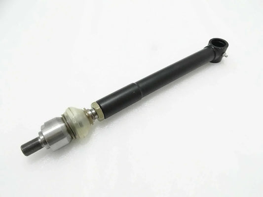 Steer assembly rod link with black metal bar and threaded ends
