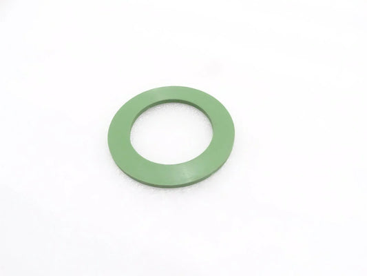 Green thrust washer with center hole for slew swing assemblies