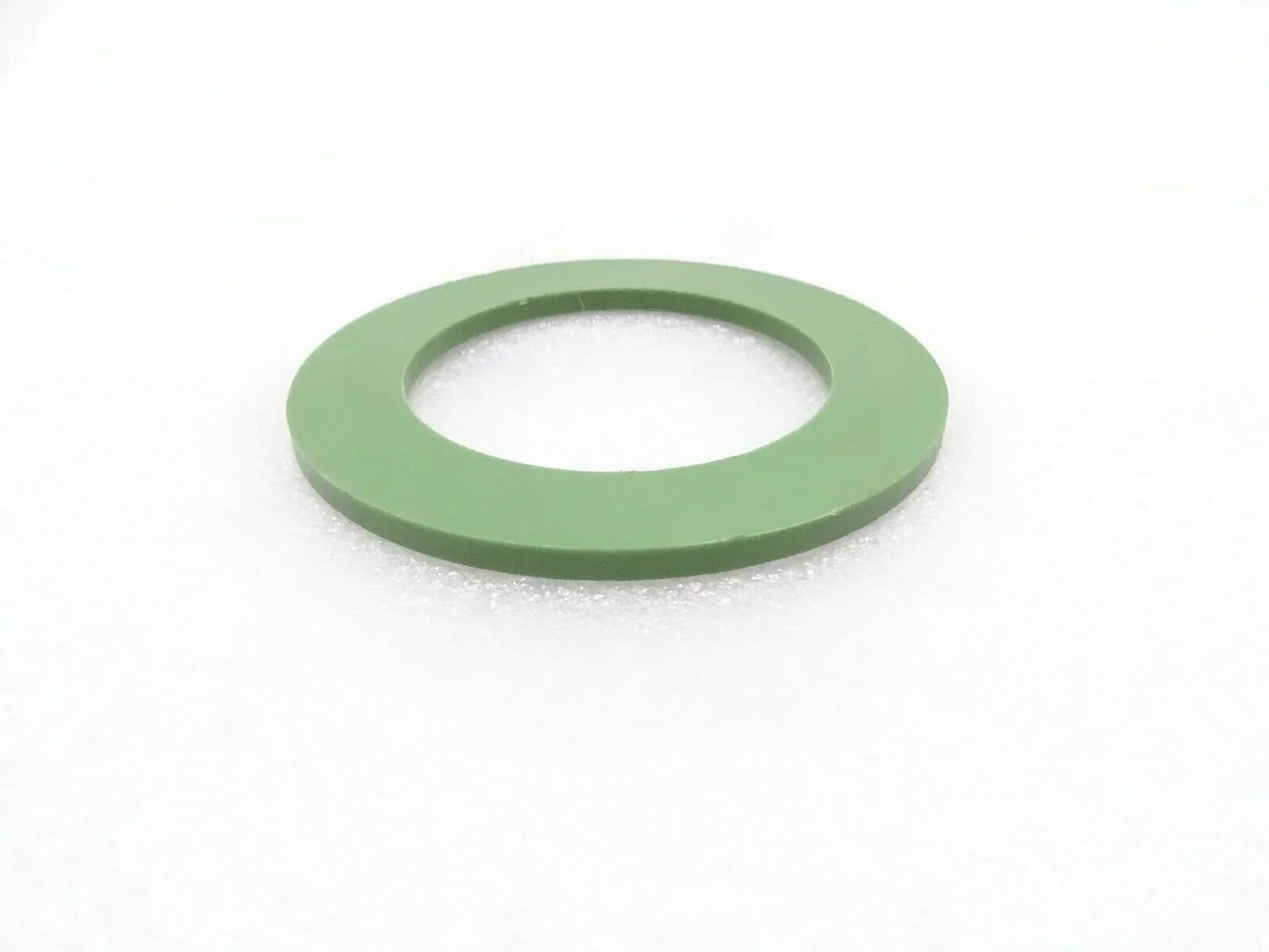 Green thrust washer ring, metal spacer with central hole