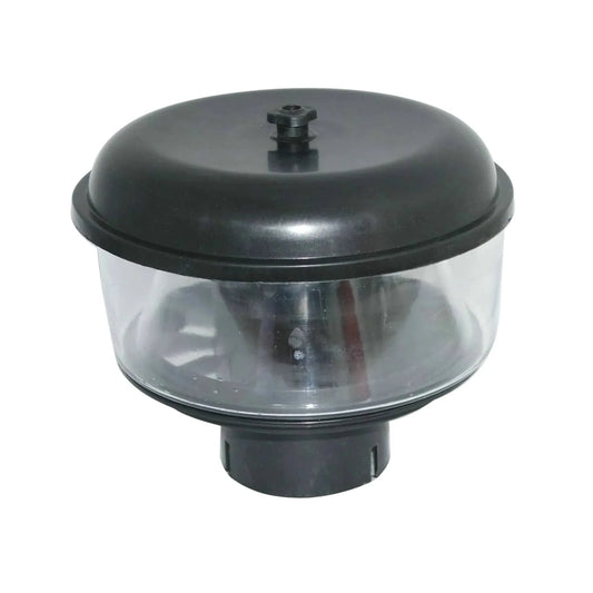 JCB tractor pre air cleaner bowl made of durable plastic for effective filtration