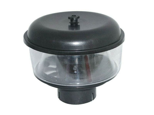 JCB tractor pre air cleaner bowl with transparent cover for efficient air filtration