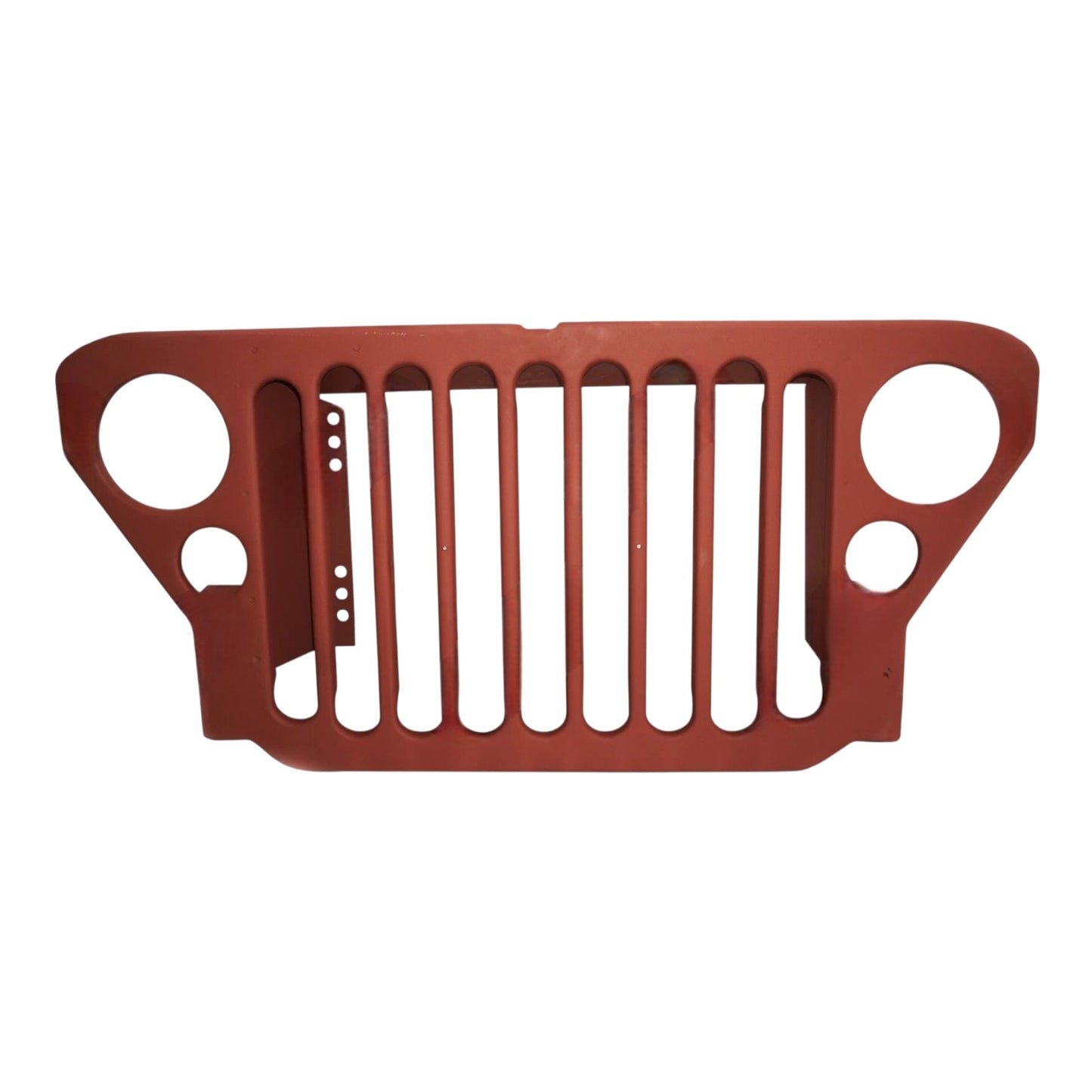 Steel Jeep front grille grill, durable design for enhancing vehicle appearance and protection