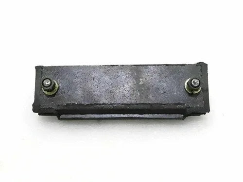 Rear engine mount bracket with two nuts, metal block