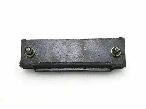 Rear engine mount bracket with two nuts, metal block