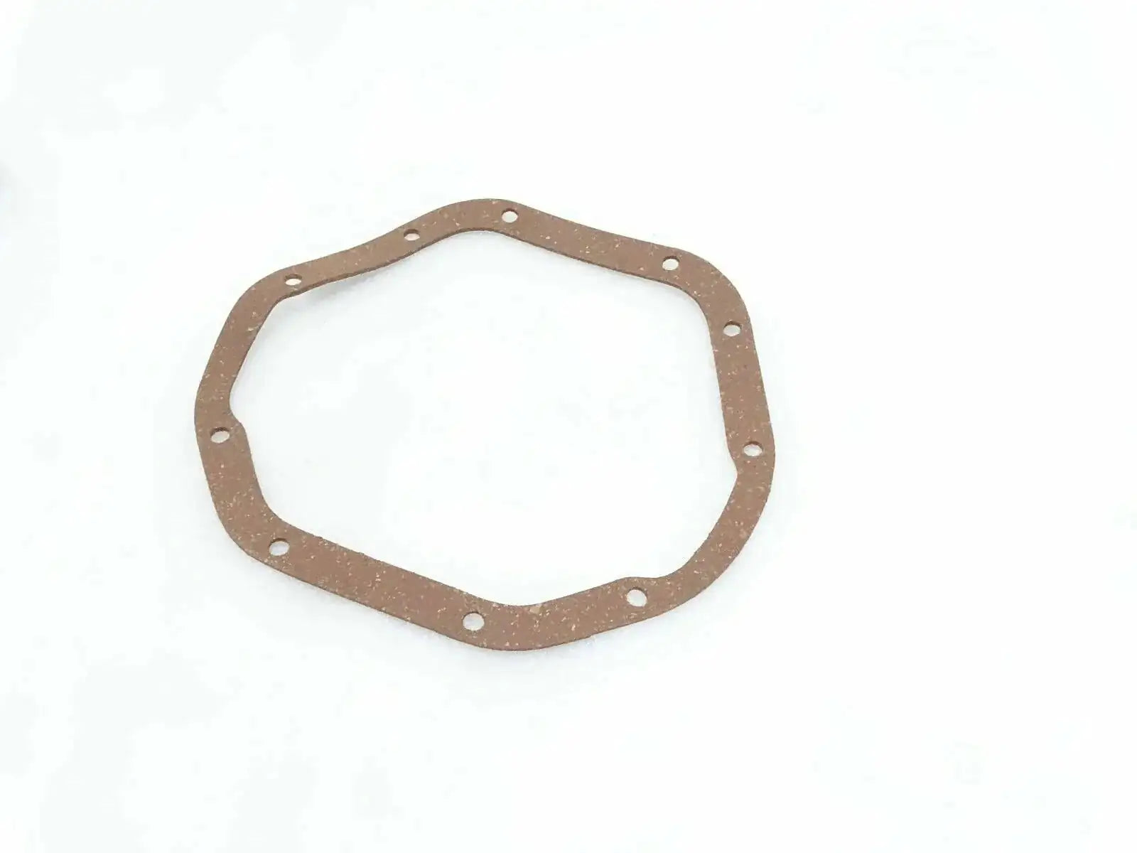 Differential cover gasket, brown rubber seal with bolt holes