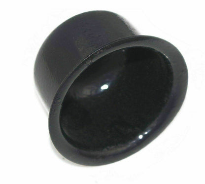 Aftermarket Jeep wheel bearing caps in black, designed for durable protection of wheel bearings