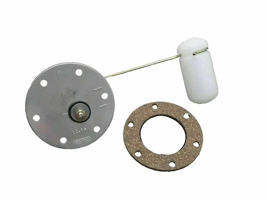 Fuel sensor sending gauge with float and mounting gasket