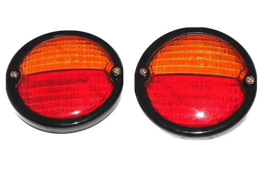 rear brake tail light lens for Jeep Willys in red and amber colors