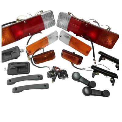 Fit For Suzuki Samurai Sierra SJ410 413 Jimny Gypsy Lights and Handles Set - StellerGear