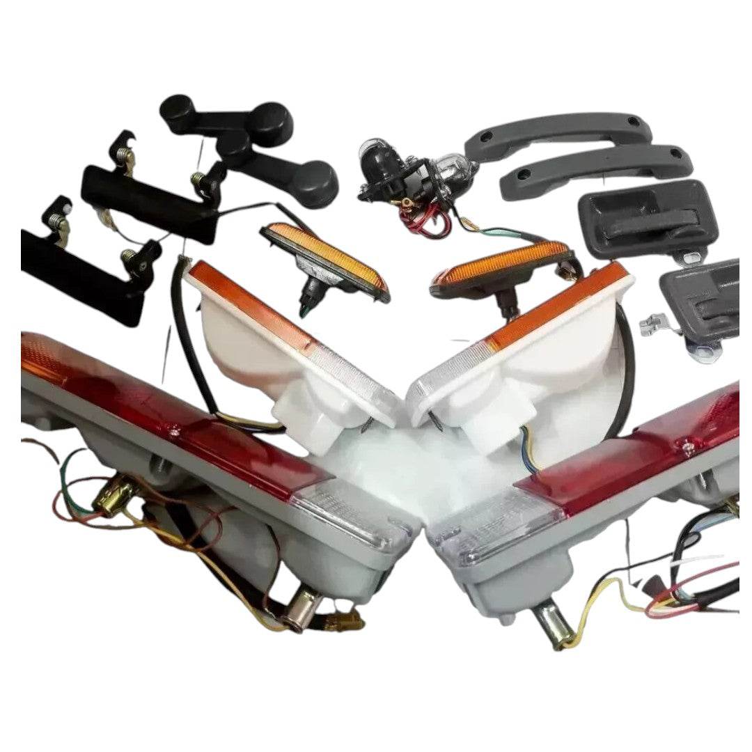Fit For Suzuki Samurai Sierra SJ410 413 Jimny Gypsy Lights and Handles Set - StellerGear
