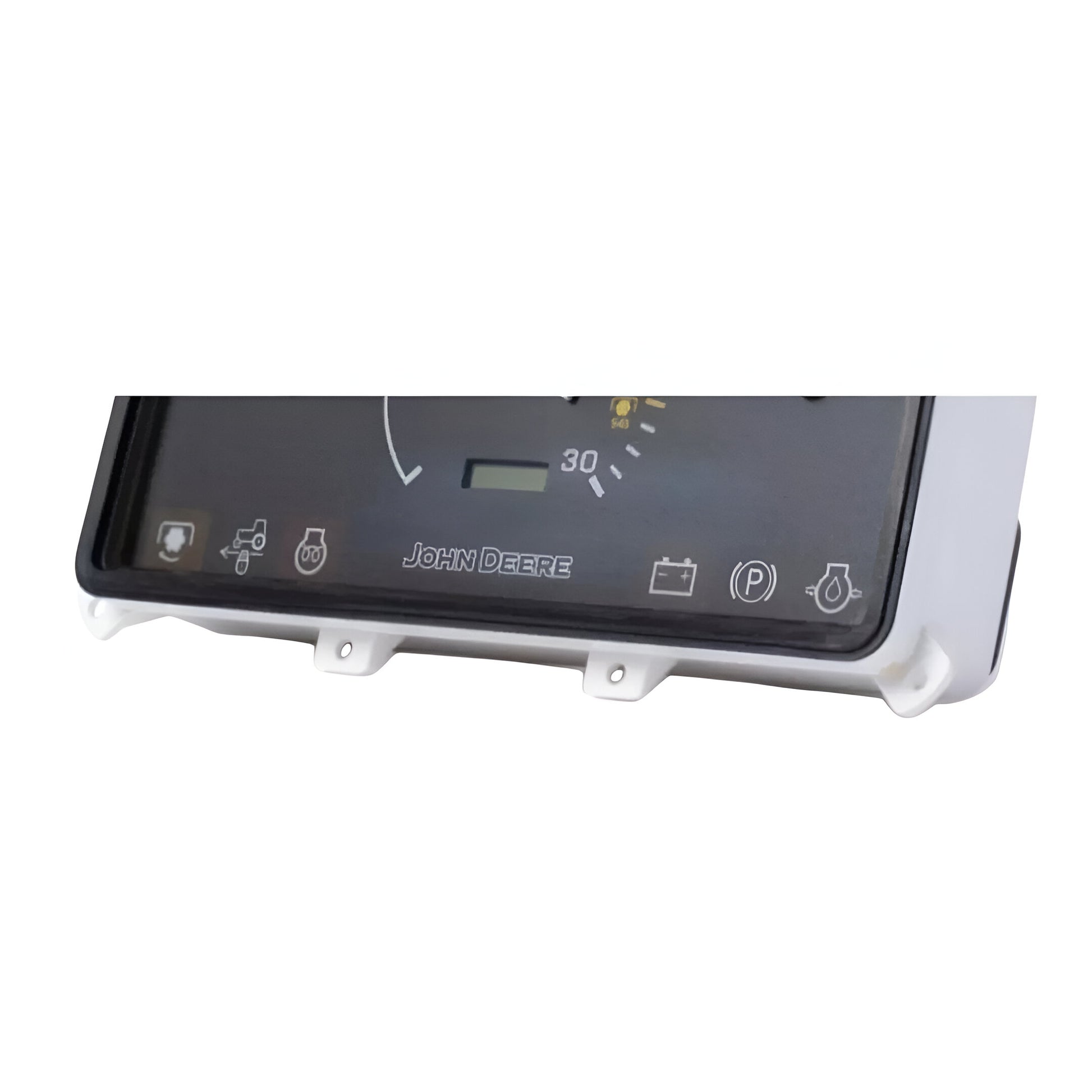 John Deere 4400 gauge cluster with clear display for monitoring engine performance and vital indicators
