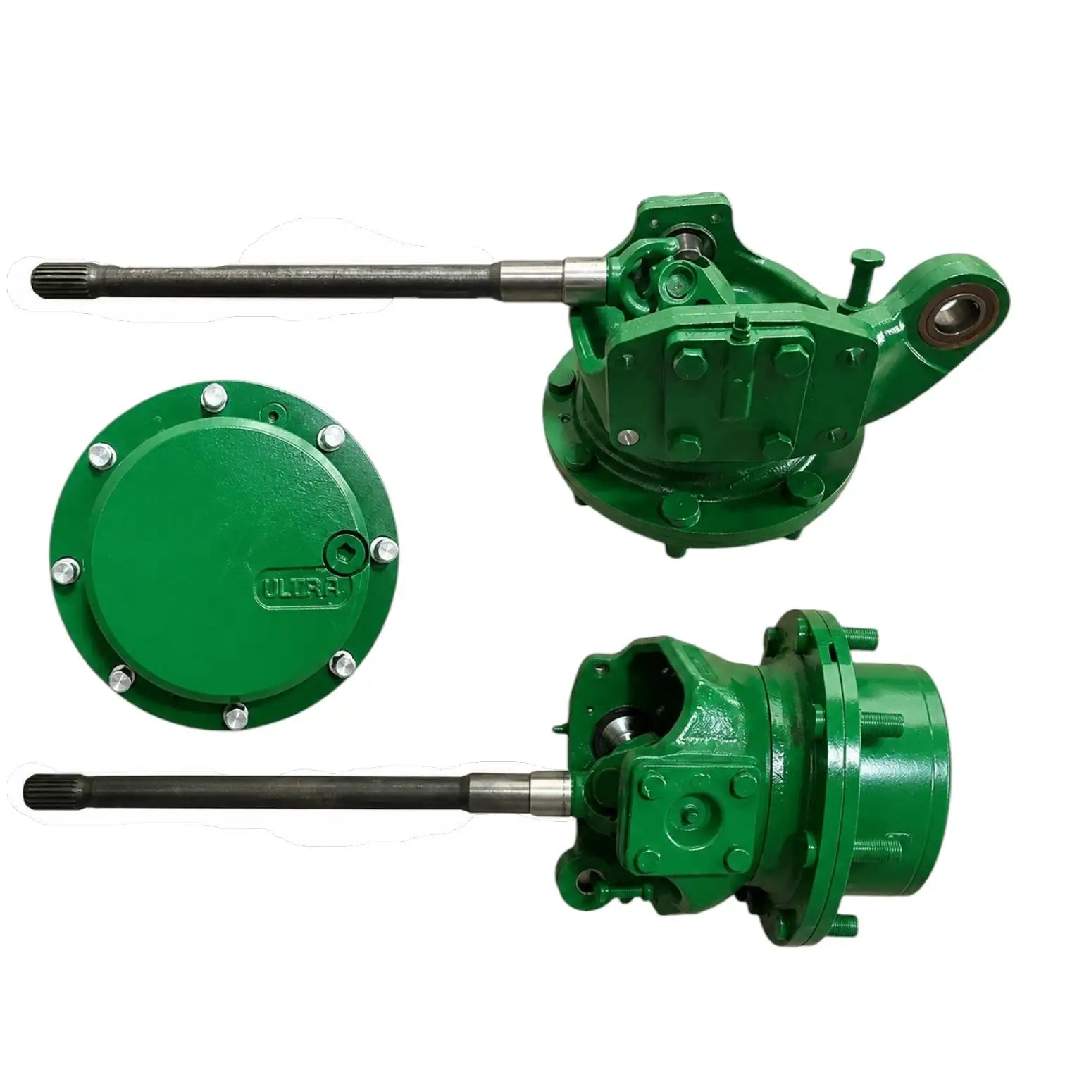 MFWD Outboard Assembly for John Deere model, durable steel construction with precise fit for agricultural use